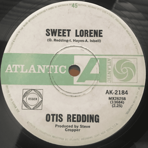 OTIS REDDING -  (Sittin' On) The Dock Of The Bay / Sweet Lorene 7" Single (NM/GEN) Vinyl