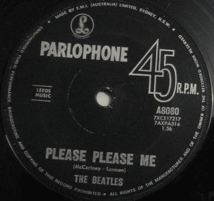 THE BEATLES - Please Please Me / Ask Me Why (VG/GEN) 7" Single Vinyl