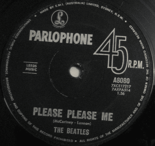 THE BEATLES - Please Please Me / Ask Me Why (VG/GEN) 7" Single Vinyl