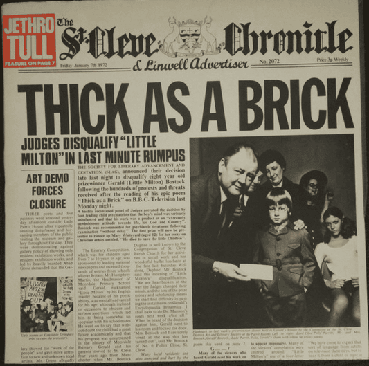 JETHRO TULL - Thick As A Brick (VG+/VG) Vinyl