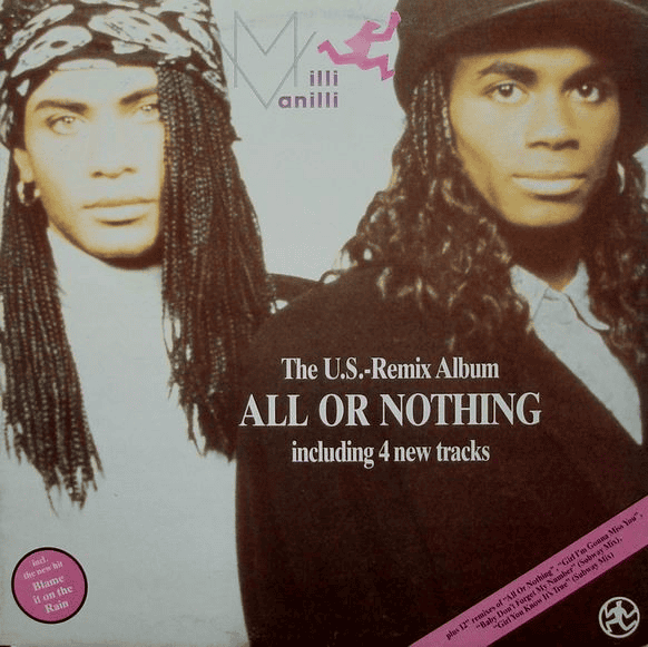 MILLI VANILLI - All Or Nothing - The U.S. Remix Album (VG/VG) Vinyl