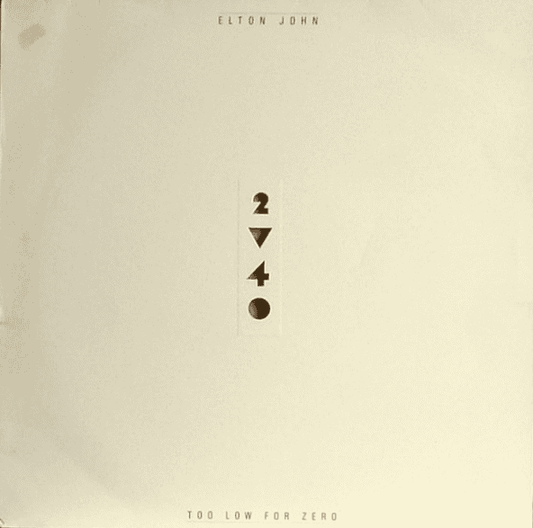 ELTON JOHN - Too Low For Zero (VG/VG) Vinyl