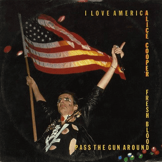 ALICE COOPER - I Love America 12" Single (VG+/VG) Vinyl