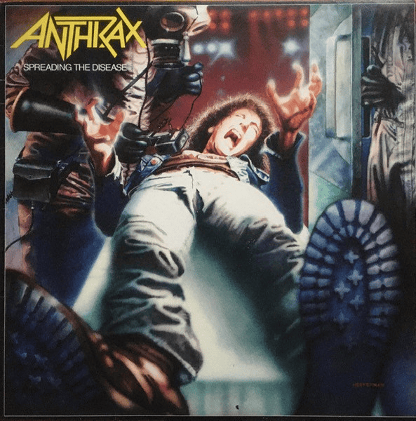 ANTHRAX - Spreading The Disease (G+/VG) Vinyl