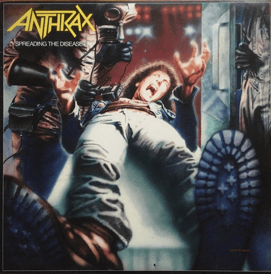 ANTHRAX - Spreading The Disease (G+/VG) Vinyl