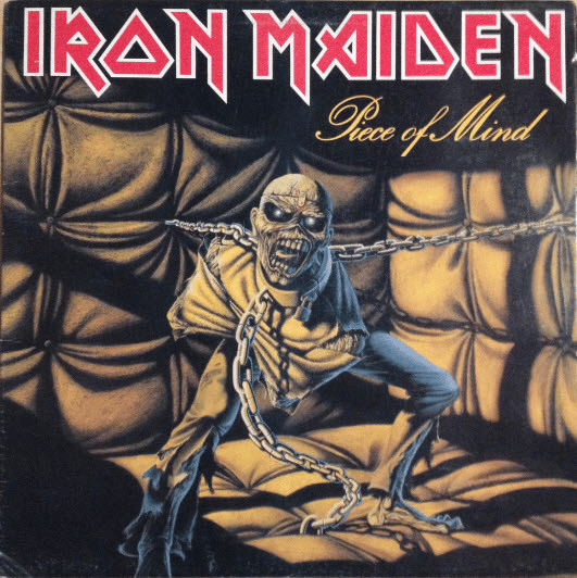 IRON MAIDEN - Piece Of Mind (VG+/VG+) Vinyl