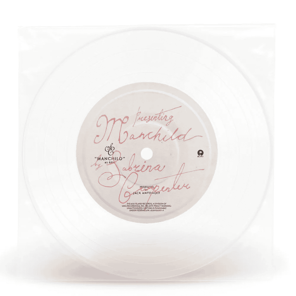 SABRINA CARPENTER - Manchild 7" Single Vinyl