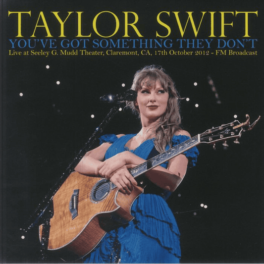 TAYLOR SWIFT - You've Got Something They Don't: Live At Seeley G Mudd Theater Claremont CA 17th October 2012 FM Broadcast Vinyl