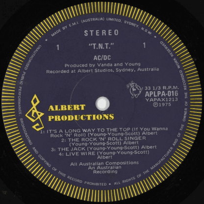 AC/DC - T.N.T (VG+/VG+) Vinyl