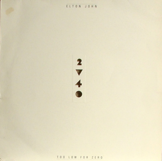 ELTON JOHN - Too Low For Zero (VG+/VG) Vinyl