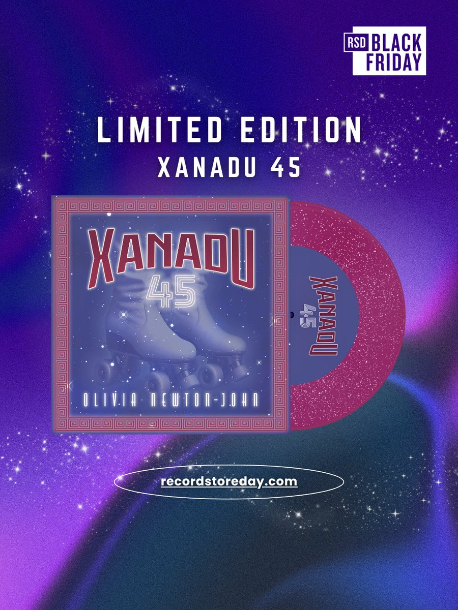 OLIVIA NEWTON JOHN - XANADU: LIVE & REMIXED RSD Black Friday 2025 Vinyl