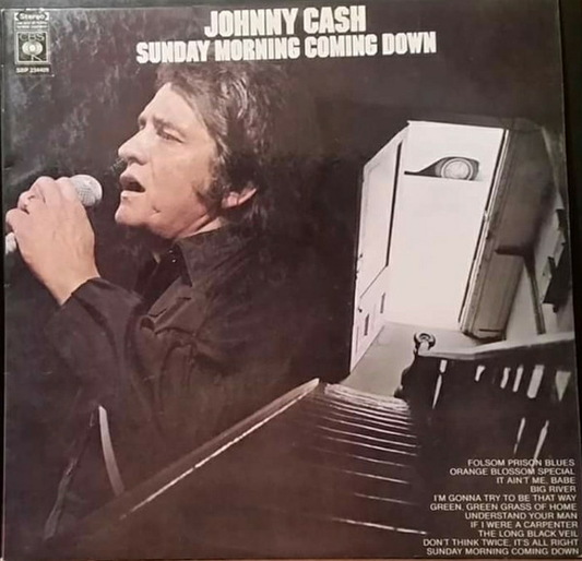 JOHNNY CASH - Sunday Morning Coming Down (VG+/VG) Vinyl