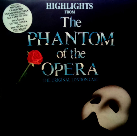 THE PHANTOM OF THE OPERA The Original London Cast Soundtrack (VG+/VG) Vinyl