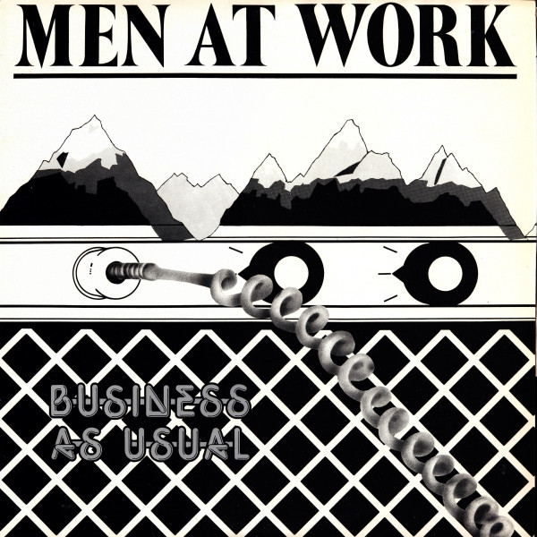 MEN AT WORK - Business As Usual (G+/VG) Vinyl