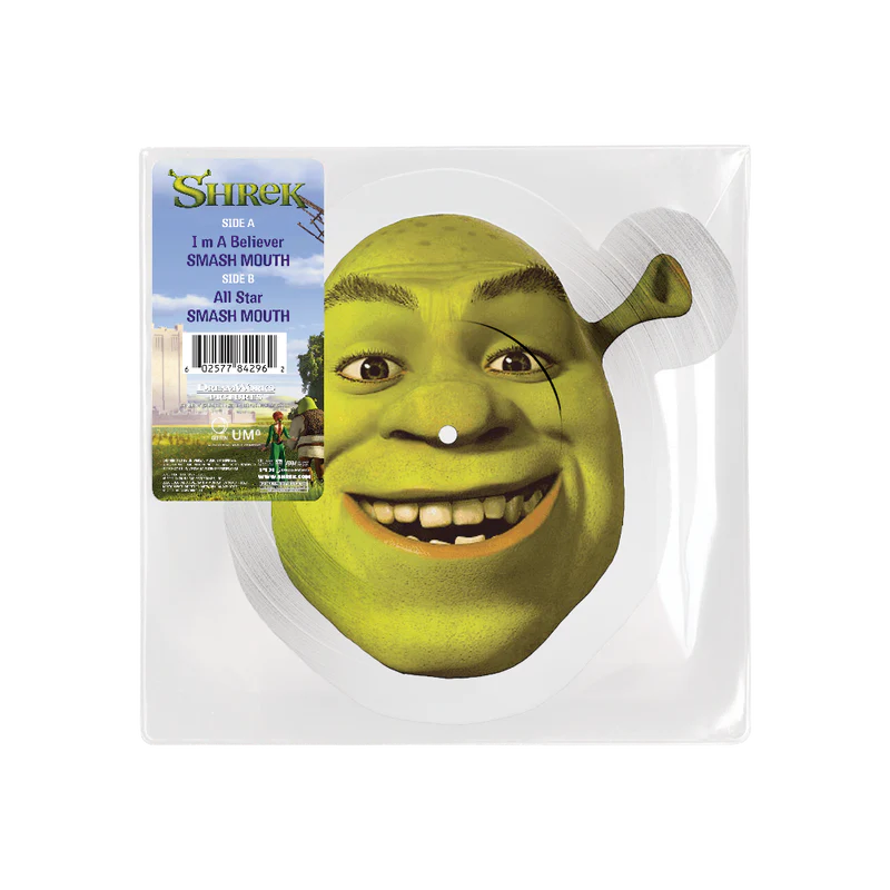 I'm A Believer / All Star Shrek Die Cut 7" Vinyl