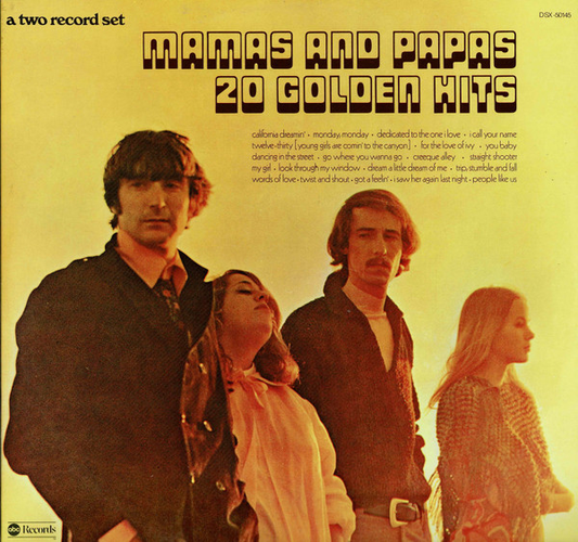 MAMAS AND PAPAS - 20 Golden Hits (NM/VG+) Vinyl