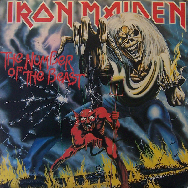 IRON MAIDEN - The Number Of The Beast (VG/VG) Vinyl