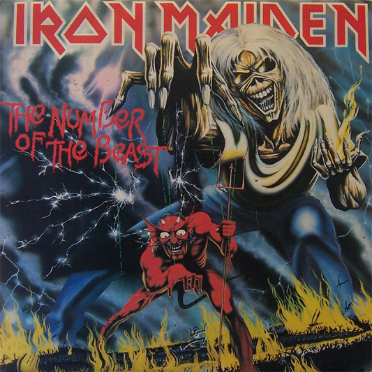 IRON MAIDEN - The Number Of The Beast (VG/VG) Vinyl
