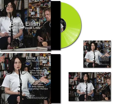 BILLIE EILISH - NPR Tiny Desk Live Vinyl JWrayRecords