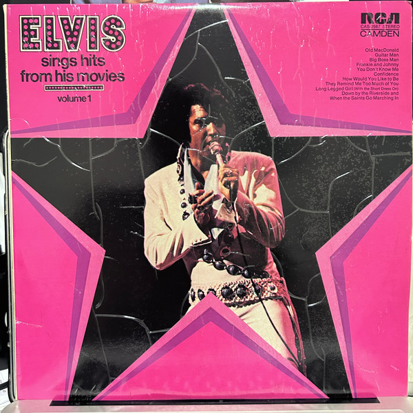 ELVIS PRESLEY - Sings Hits From His Movies Volume 1 (VG+/VG+) Vinyl JWrayRecords