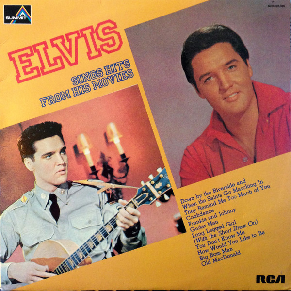 ELVIS - Sings Hits From His Movies (VG+/NM) Vinyl JWrayRecords