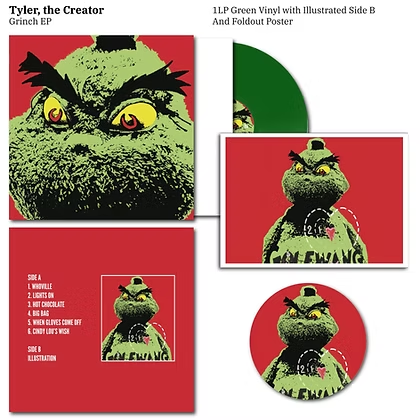 TYLER THE CREATOR – Music Inspired By Illumination & Dr. Seuss' The Grinch Vinyl JWrayRecords
