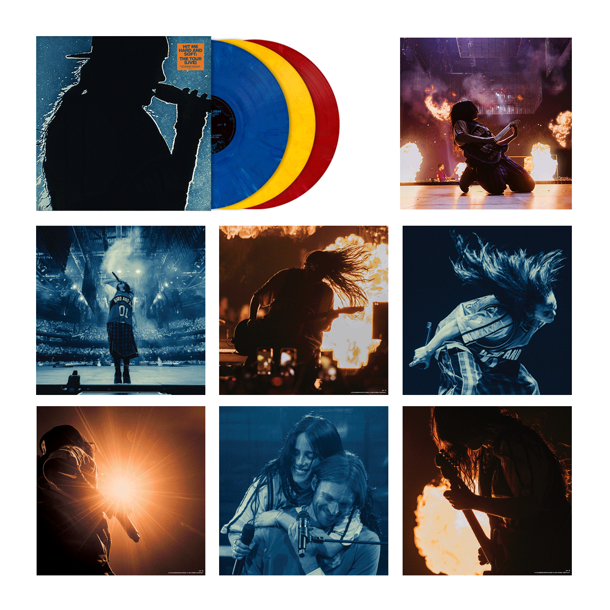 BILLIE EILISH - Hit Me Hard And Soft: The Tour (Live) Vinyl JWrayRecords