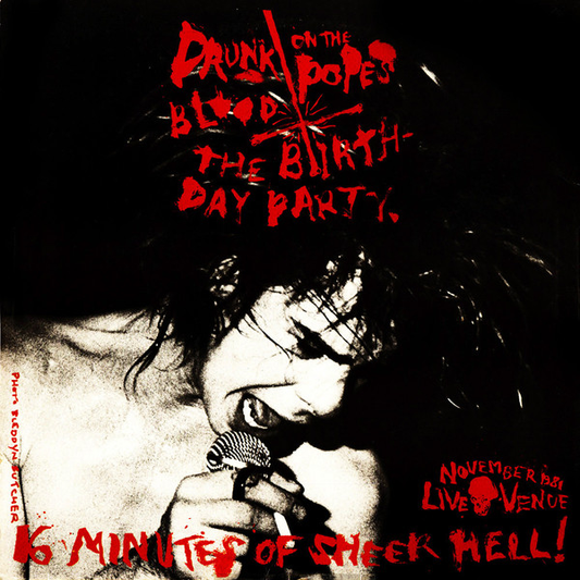The Birthday Party & Lydia Lunch ‎– Drunk On The Pope's Blood / The Agony Is The Ecstacy (VG+/VG+) Vinyl JWrayRecords