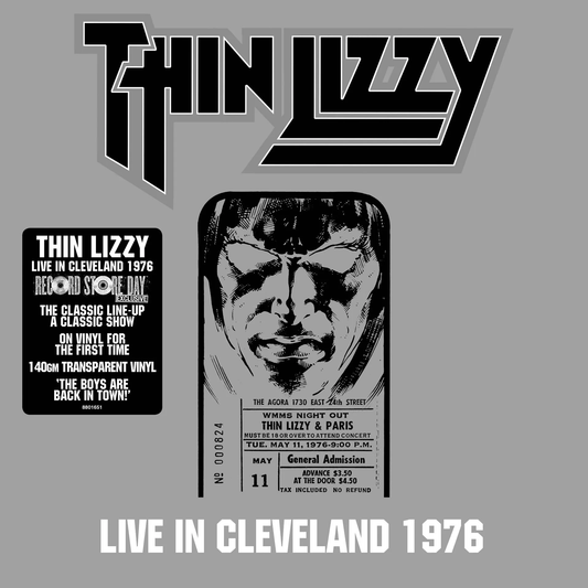 THIN LIZZY - Live In Cleveland 1976 RSD26 Vinyl JWrayRecords