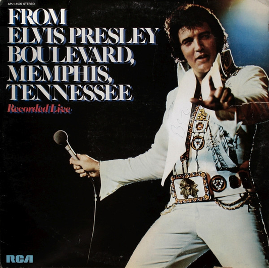 ELVIS PRESLEY - From Elvis Presley Boulevard, Memphis, Tennessee (VG+/G+) Vinyl JWrayRecords