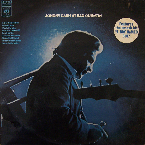 JOHNNY CASH - At San Quentin (VG+/VG+) Vinyl JWrayRecords