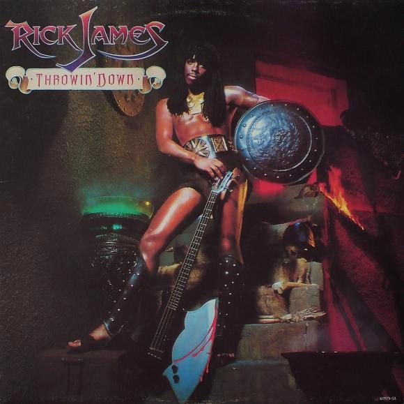 RICK JAMES - Throwin' Down (VG/VG) Vinyl JWrayRecords