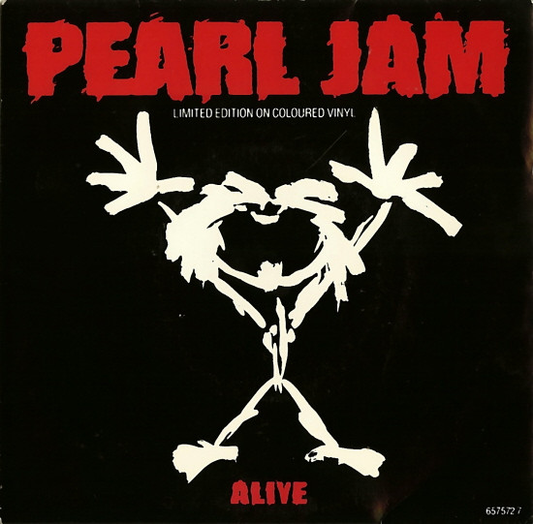 PEARL JAM - Alive (VG+/VG+) 7" Single Vinyl JWrayRecords