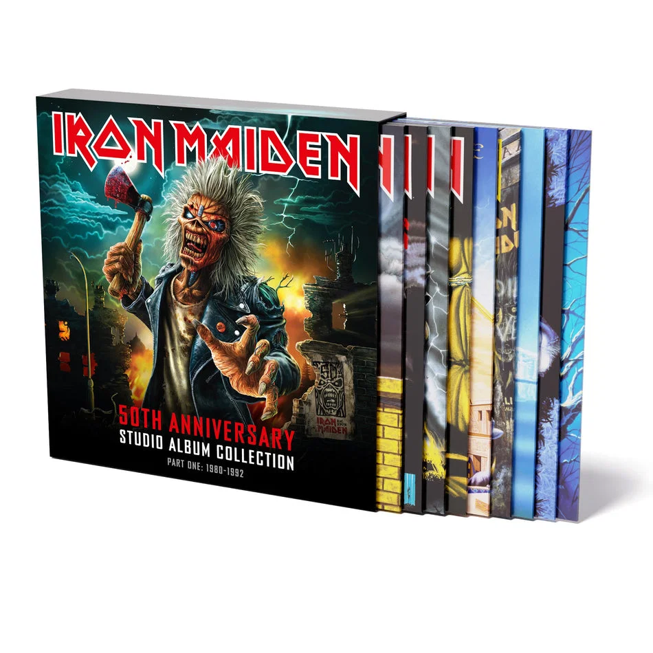 IRON MAIDEN - 50th Anniversary Studio Album Collection Pt 1: 1980-1992 Vinyl Box Set JWrayRecords