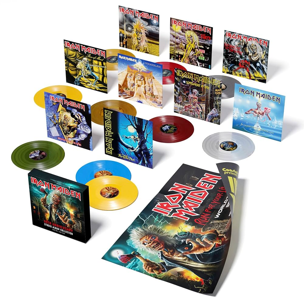 IRON MAIDEN - 50th Anniversary Studio Album Collection Pt 1: 1980-1992 Vinyl Box Set JWrayRecords