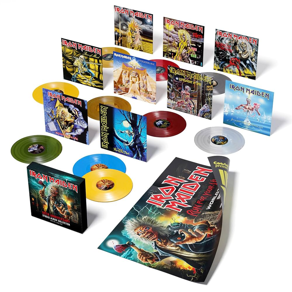 IRON MAIDEN - 50th Anniversary Studio Album Collection Pt 1: 1980-1992 Vinyl Box Set JWrayRecords
