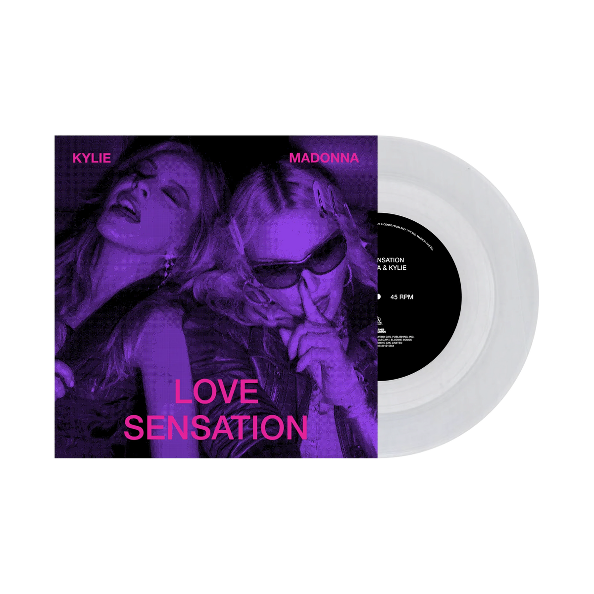 MADONNA & KYLIE - Love Sensation 7" Single Vinyl JWrayRecords