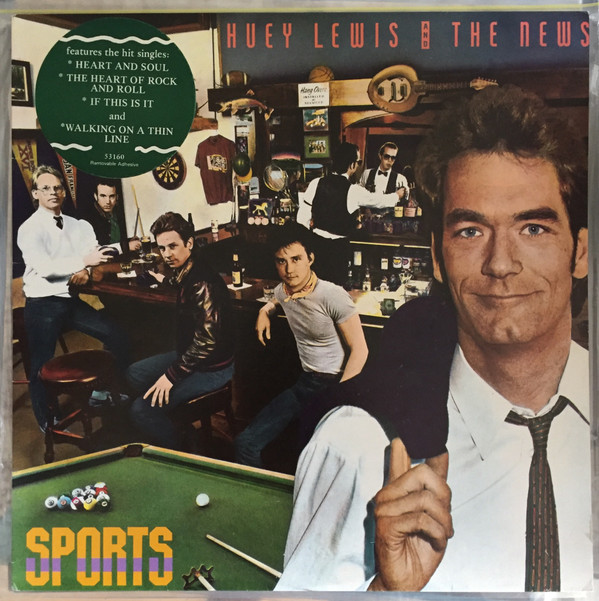 HUEY LEWIS AND THE NEWS - Sports (VG+/VG+) Vinyl JWrayRecords