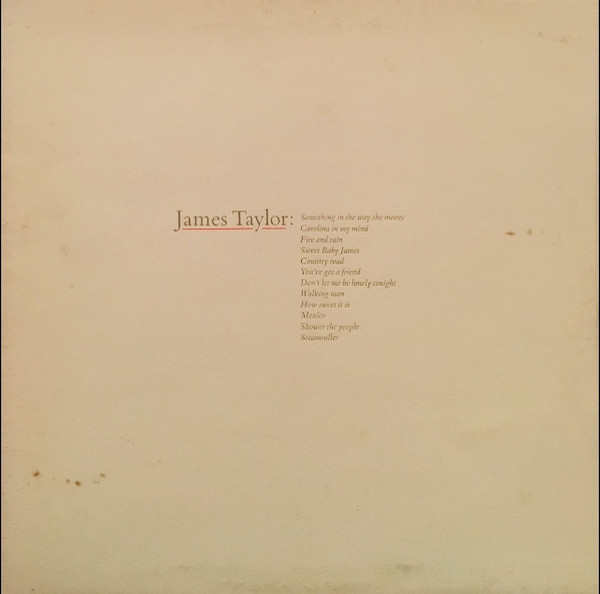 JAMES TAYLOR - James Taylor's Greatest Hits (NM/VG) Vinyl JWrayRecords