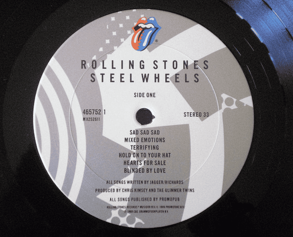 ROLLING STONES - Steel Wheels (NM/NM) Vinyl - JWrayRecords