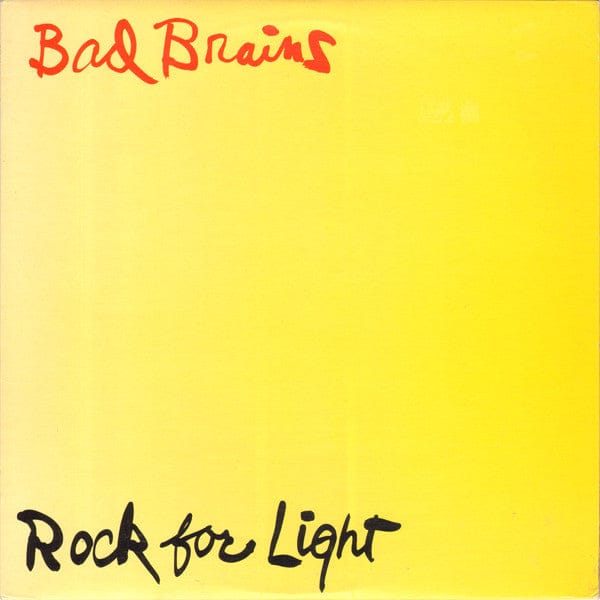 BAD BRAINS - Rock For Light Vinyl - JWrayRecords