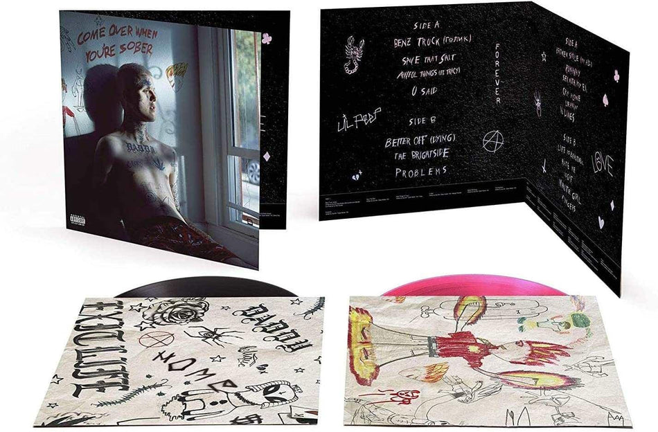 LIL PEEP - Come Over When You're Sober, Pt. 1 & Pt. 2 Vinyl - JWrayRecords