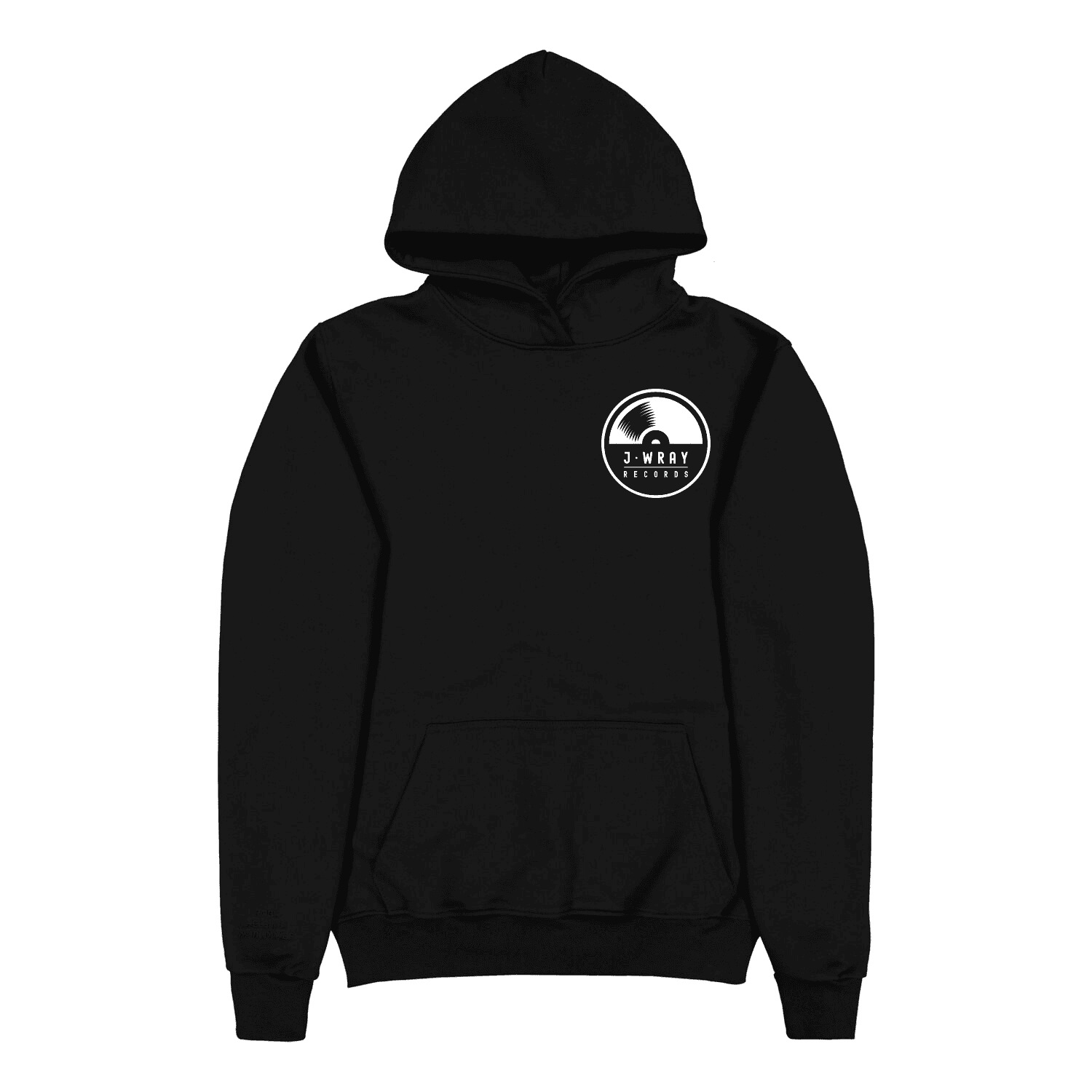 JWrayRecords Official Pocket Logo Hoodie - JWrayRecords