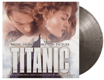 JAMES HORNER / CELINE DION - Titanic O.S.T Vinyl Silver & Black Marbled 