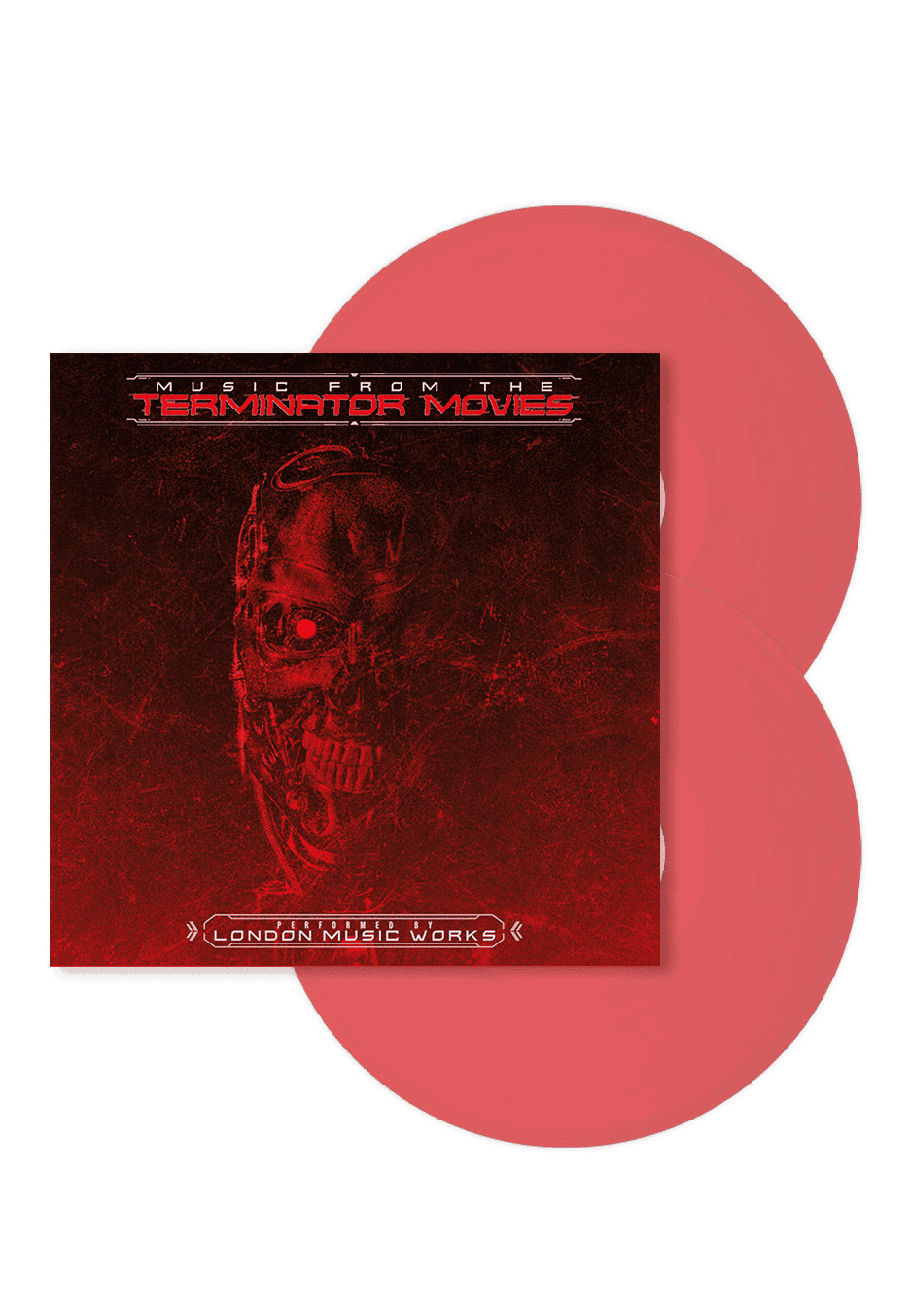 LONDON MUSIC WORKS - Music from the Terminator Movies Vinyl Transparent Red 