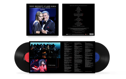TONY BENNETT & LADY GAGA - Cheek to Cheek Live! Vinyl - JWrayRecords
