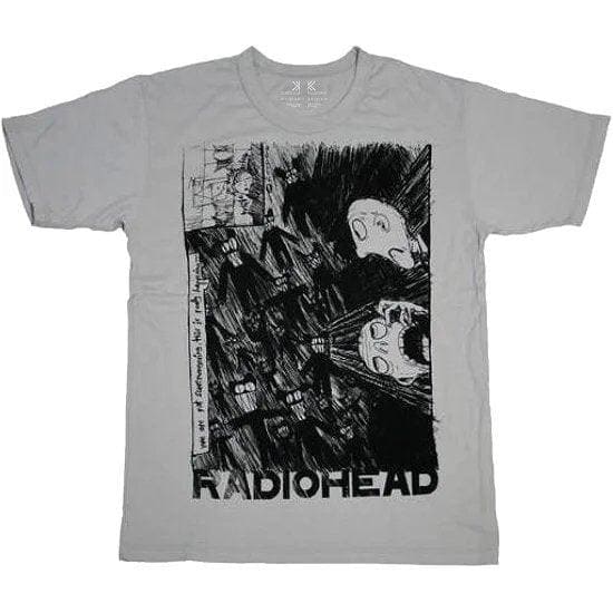 RADIOHEAD Unisex T-Shirt: Scribble - JWrayRecords
